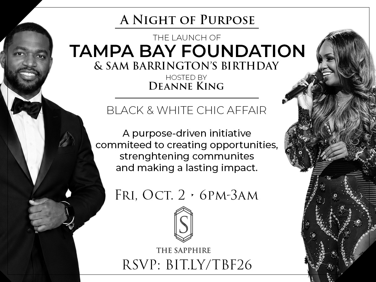 The A Night of Purpose invitation